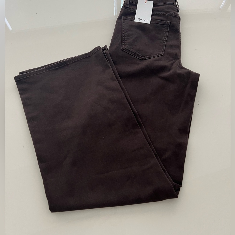 QUINCE Bella Stretch Wide Leg Jeans Size 27 - Picture 9 of 14